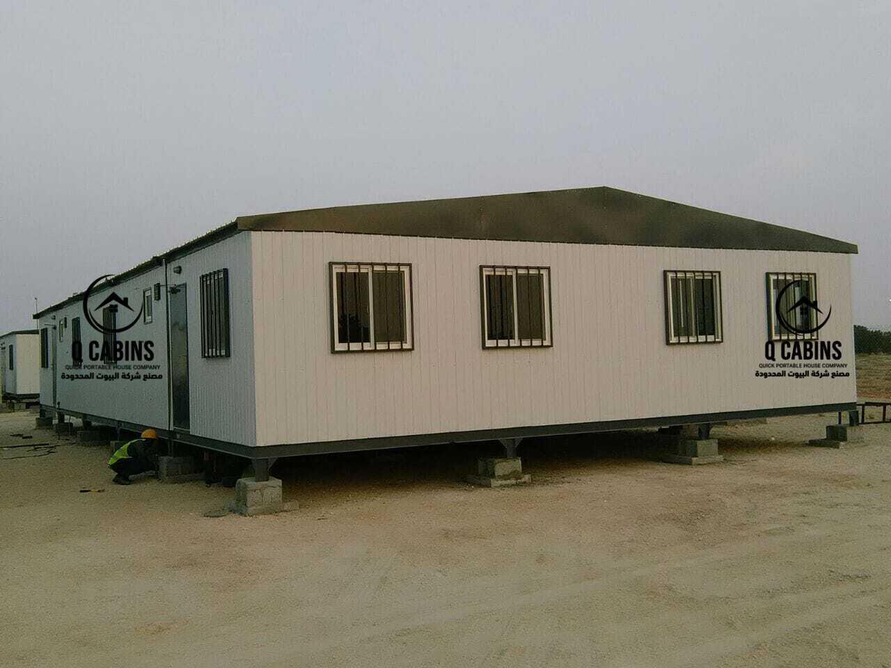 Prefabricated shinko portable cabin office in Riyadh