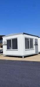 Compact single shinko porta cabin guard room