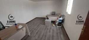 Modern interior setup of a shinko portable cabin office
