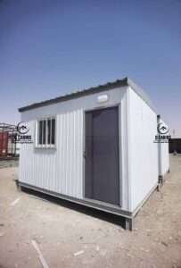 Compact single shinko porta cabin guard room