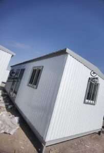 Compact double room shinko porta cabin guard room