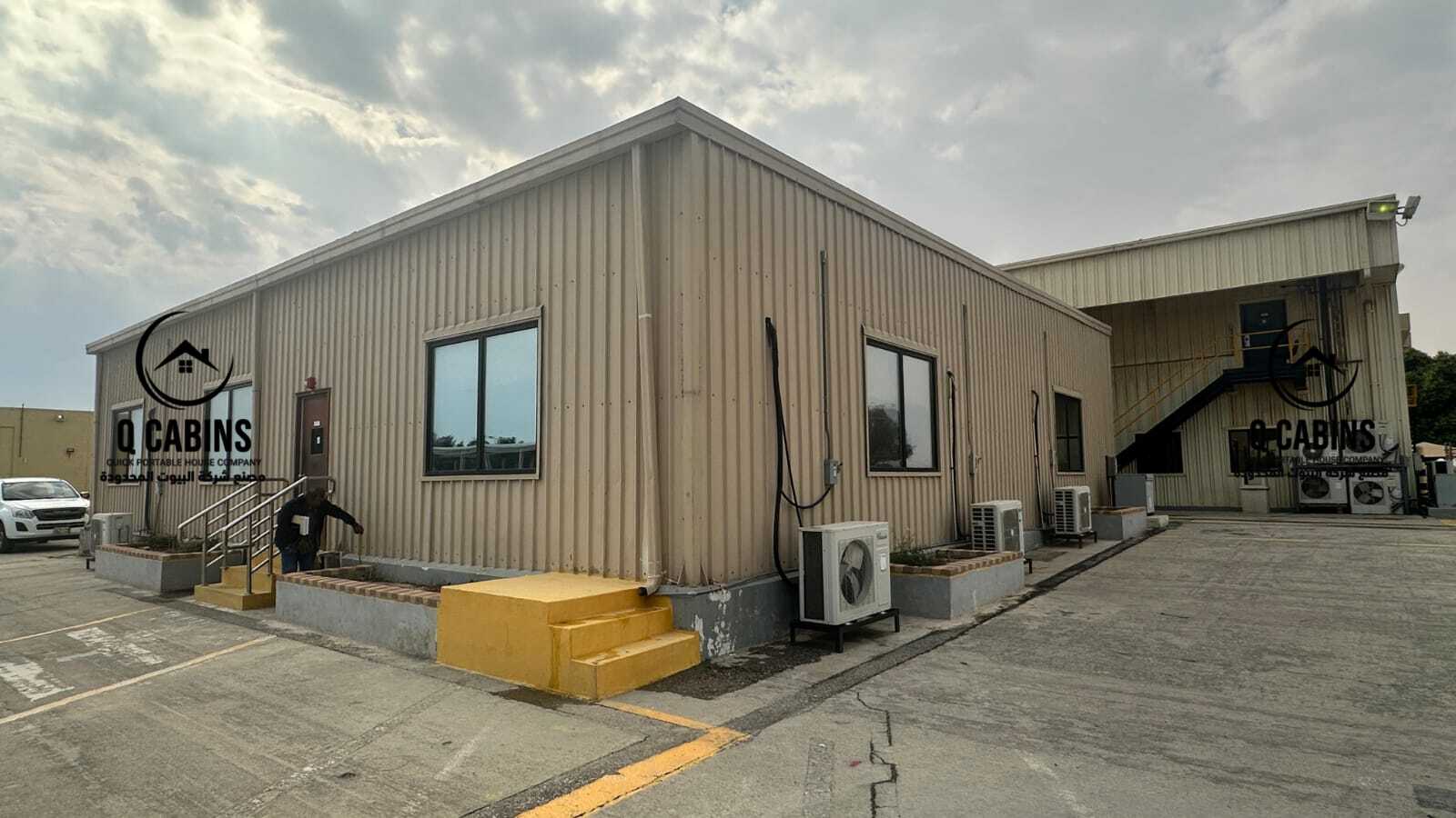 Prefabricated shinko portable cabin office in Riyadh