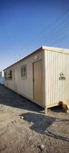 Modular shinko porta cabin labor camp setup