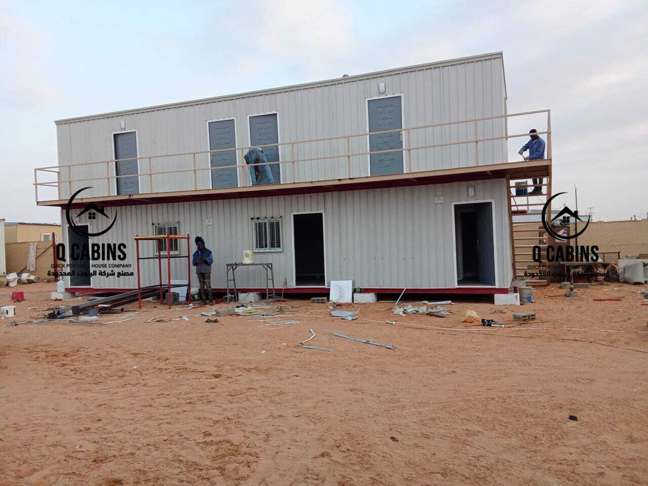 Two-story prefabricated shinko porta cabin office building