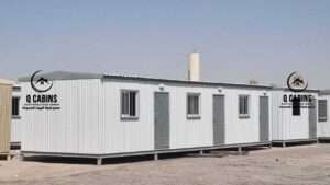 Modular shinko porta cabin labor camp setup