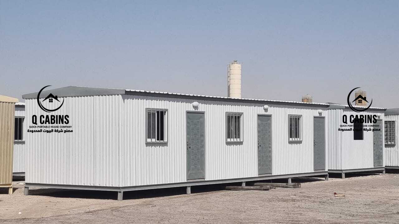 Modular shinko porta cabin labor camp setup