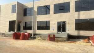 Spacious Prefabricated Site Office Porta Cabin with Glass Windows