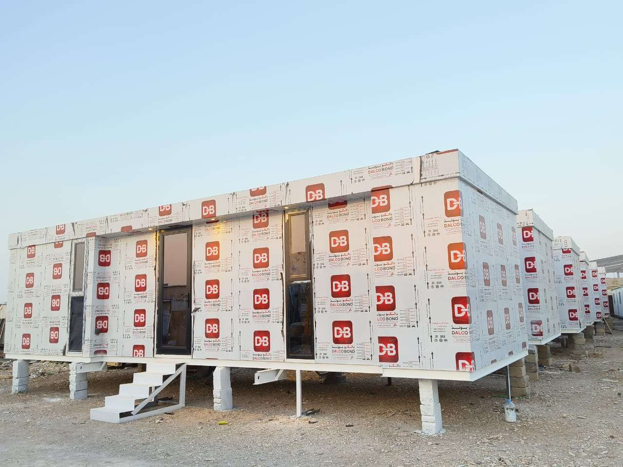 Modern Prefabricated Site Office Porta Cabin - Exterior Angle