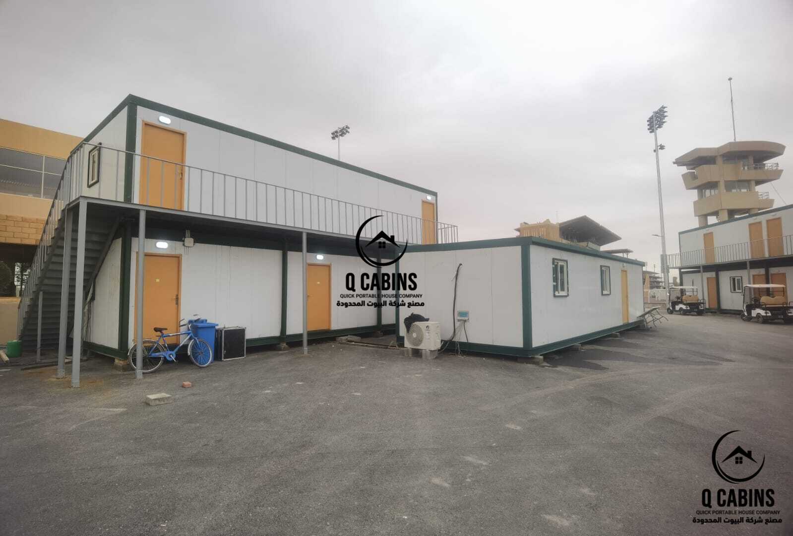 Multi-unit two-story sandwich panel camp facility for engineering site staff